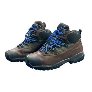 🥾 Merrell M2 Blast Hiking‎ Boots 🔹 Brown/Blue Waterproof Sz 11.5